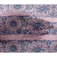 thumbnail image 4 of oneOone Viscose Chiffon Fabric Leaves & Floral Block Print Fabric BTY 42 Inch Wide, 4 of 4