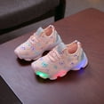 thumbnail image 2 of Girls Slip On Casual Shoes Fashion LED Light Up Rhinestone Sneakers Comfortable Non Slip Princess Shoes, 2 of 7