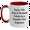 White/Red, variant on Gifts from Friends for Engineer Mom's Day Two Tone Coffee Mug Funny Quote