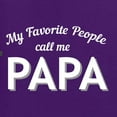 thumbnail image 5 of Wild Bobby My Favorite People Call Me PAPA Father's Day Men Graphic Tee, Purple, 4X-Large, 5 of 5