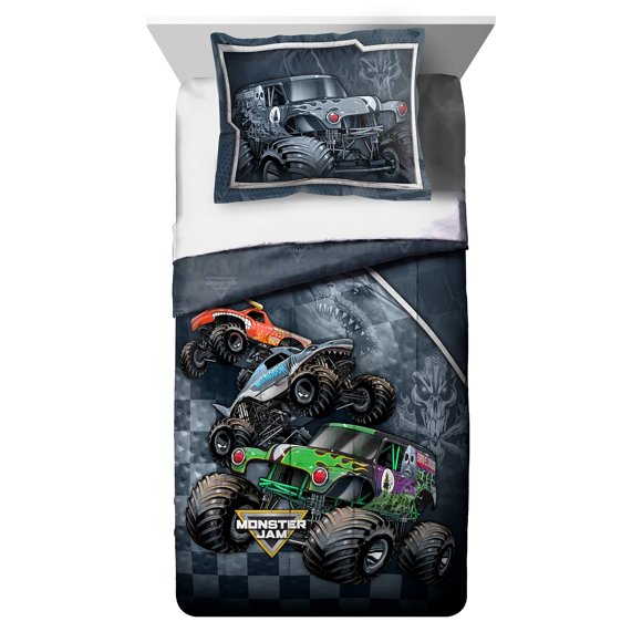 Jay Franco Fortnite Boogie Bomb 5 Piece Twin Bed Set - Includes Reversible Comforter & Sheet Set - Super Soft Fade Resistant Microfiber Kids Bedding - (Official Fortnite Product)