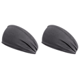 thumbnail image 2 of [611121 Caliente Color] Diadema Deportiva Absorbente Sudor para Correr Fitness Bufanda para La Frente Diadema Diadema para Ejercicios Al Aire Libre Europeo Y Americano (gris Oscuro), 2 of 5