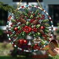 thumbnail image 6 of 2D Flat Products A Christmas Sunshine Hanging Ornament - Festive Pine Cone Colored Window Hanging, Suitable for Interior Wall Art in Living Room, Bedroom, Unique Home Decoration And  8*8inch, 6 of 7