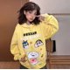 thumbnail image 4 of Sudadera con capucha de Anime Crayon Shin-Chan, suéter con estampado de dibujos animados, 100% algodón, moda holgada, estilo Hip Hop americano, abrigo de peluche Sweethearts, regalo, 4 of 4