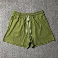 thumbnail image 6 of IROINNID Men's Athletic Shorts,Summer Favorite Cotton Jersey Shorts, Pull-On Knit Shorts with Pockets, Knit Gym Shorts, 7.5" Inseam, 6 of 7