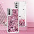 thumbnail image 6 of Slim Fit Phone Case for Motorola Moto G 5G 2022,Glitter Liquid Quicksand Effect Silicone Soft TPU Case with Camera Lens and Screen Protection for Moto G 5G 2022,LSWT Diamond Rose, 6 of 6
