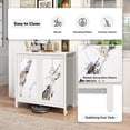 thumbnail image 6 of Sideboard Buffet Cabinet for Kitchen, Coffee Bar Cabinet with Storage, Wood Modern, Furniture Boho Storage Cabinet, Farmhouse Sideboards, 6 of 11