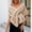Khaki, variant on Luxurious Winter Faux Fur Scarf Wrap Collar Shrugging Poncho For Wedding Dinner And Party, White Casual Formal Faux Fur Scarf For Outfit, White One Size, Size One Size