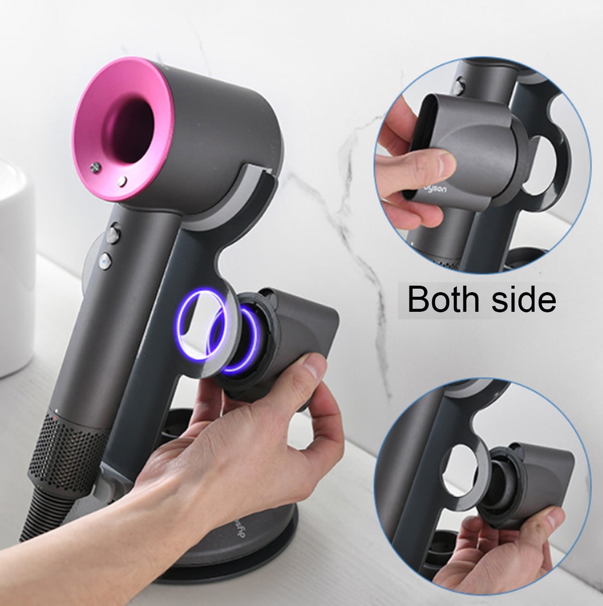 Hair Dryer Stand Holder for Dyson Supersonic Hair Dryer, Hair Blow Dryer  Stand Rack Organizer Compatible for Dyson Supersonic Hair Dryer, Diffuser,  Nozzle 