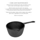thumbnail image 4 of Jim Beam JB0204 - Olla de hierro fundido de construcción resistente presazonada para asar y horno, grande, color negro, 4 of 9