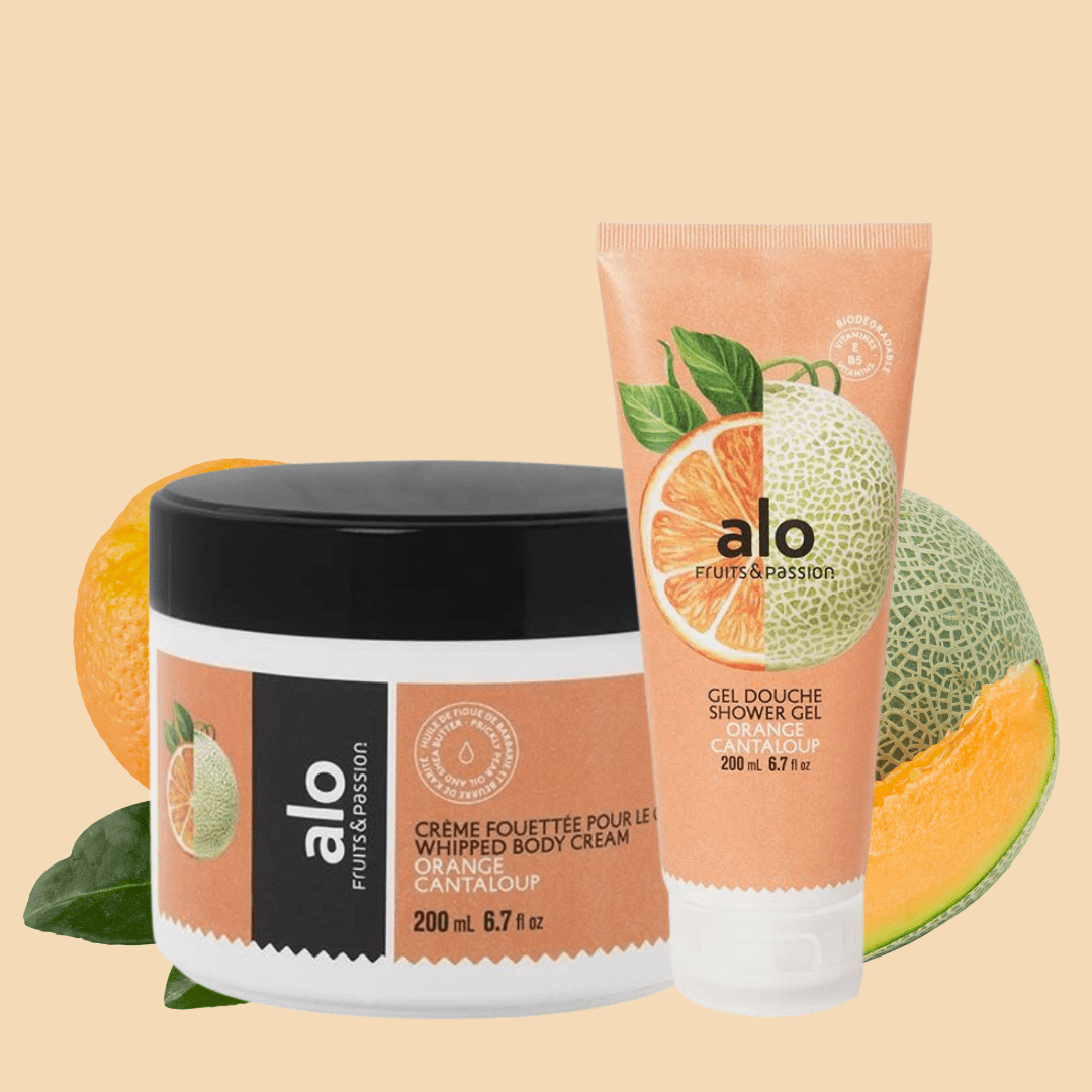 Fruits & Passion Alo Orange Cantaloup Shower Gel and Whipped Body