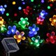 thumbnail image 1 of Luces LED de cadena solares impermeables 50 para exteriores JAMW multicolor, 1 of 5