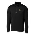thumbnail image 2 of Men's Cutter & Buck Black Wichita State Shockers Big & Tall Traverse Stretch Quarter-Zip Pullover Top, 2 of 3