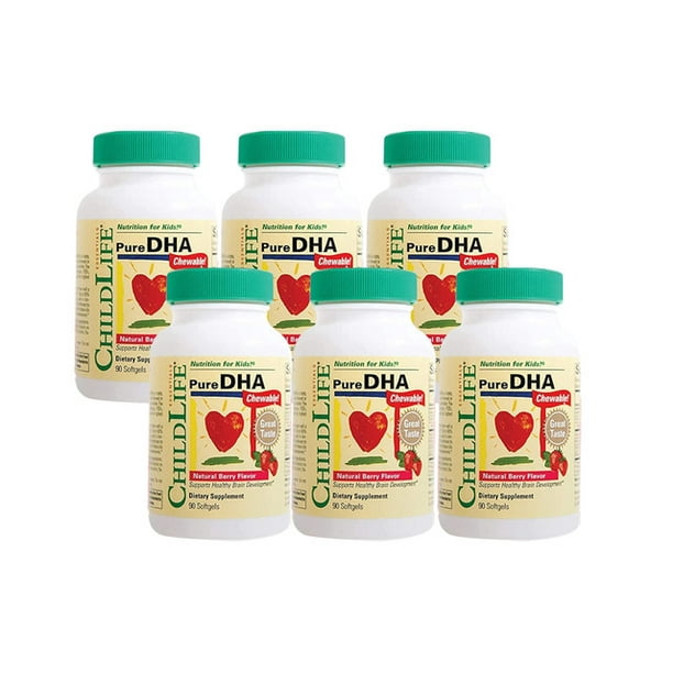 ChildLife Essentials Pure DHA Dietary Supplement 90 count ( 6 Pack