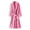 Pink, variant on VANLOFE Unisex Warm Pajamas Household Clothes Solid Bathrobe Lengthened Night-robe Woman's Nightgown Casual Robes Purple Robes Sleepwear for Woman XL-4XL
