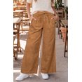 thumbnail image 5 of ZhiHiMeRi Women's Corduroy Wide Leg Pants, High Waisted Casual Trousers XL, 5 of 12