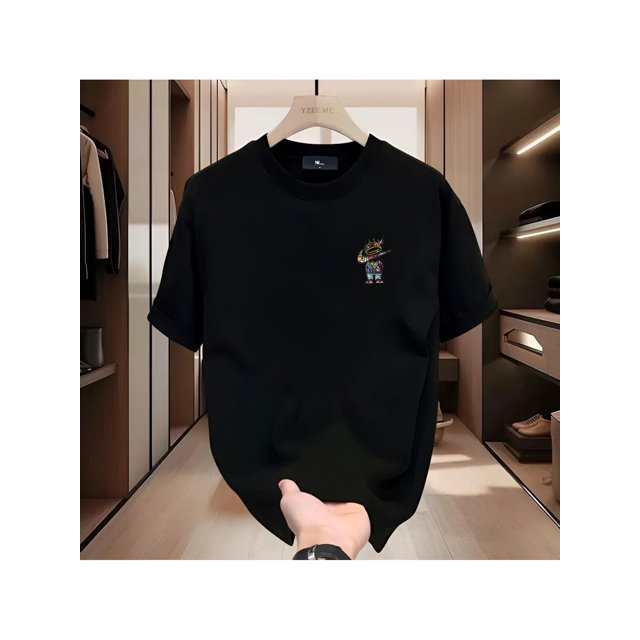 Camiseta estampada de moda para hombre para 2025, adecuada tanto para hombres como para mujeres, camiseta de estilo callejero de cuello redondo y manga corta, ideal para las temporadas de primavera y