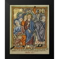 thumbnail image 2 of Illuminator, Unknown 12th Century English 20x24 Black Modern Framed Museum Art Print Titled - The Betrayal, 2 of 5