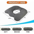 thumbnail image 3 of Cojín ortopédico para aliviar el dolor - Almohada inflable para hemorroides, embarazo, coxis y úlceras por presión - Apoyo posparto, 3 of 3