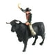 thumbnail image 5 of Figuras de pintadas a mano, modelo de juguetes de animales en miniatura, colección artesanal, figuras de acción detalladas realistas para Estilo D Hugo  Figura Toro con jinete, 5 of 10