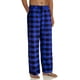 thumbnail image 2 of Sunloudy - Pantalón largo de pijama de algodón informal para hombre, cintura elástica, ropa de dormir a cuadros, pantalones de salón Sunloudy  S M L XL XXL, 2 of 7