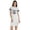 White, variant on Inkmeso Not All Angel Have Wings Some Have Stethoscopes Tunic Round Neck Dress