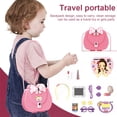 thumbnail image 4 of Little Girls Maquillaje Juguetes con Caja de Carrera Toddlers Juguete Cosmético Regalos de Cumpleaños Niños Vanity Playset Educativo Preescolar Tipo 1 Methold FN001464-01, 4 of 7