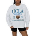 thumbnail image 3 of Women's Gameday Couture Ash UCLA Bruins Premium Fleece Pullover Sweatshirt, 3 of 5