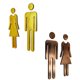 thumbnail image 5 of Hotel Shopping Mall adhesivo HOMBRES MUJERES señal de puerta de baño baño baño WC señal de puerta pegatina placa de puerta 2 piezas Jumpingount JJ22856-01, 5 of 6