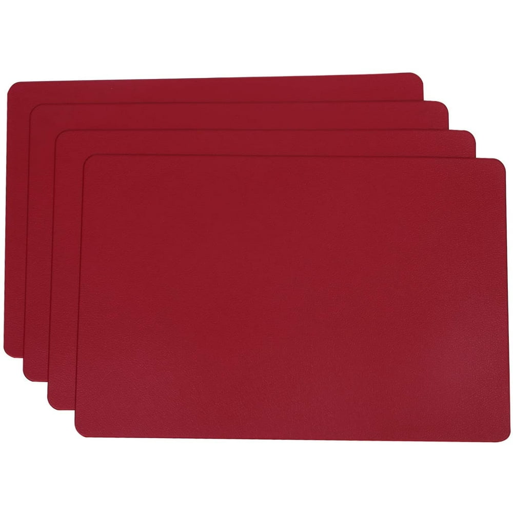 Homify Placemats Set of 4 Heat Resistant Waterproof Place Mats Wipe