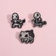 thumbnail image 2 of Divertido Esqueleto Dinosaurio Esmalte Broches Juego De Anime Broche Solapa Insignias Gótica Punk Joyería Regalo Para Amigos Niños, 2 of 4