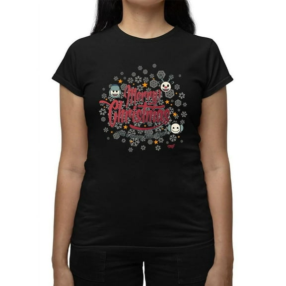 Snowflake Fun Seasonal Christmas Graphic Women's T-shirt