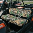 thumbnail image 2 of Jeiento UTV Seat Covers Soft Breathable Mule Bench Seat Cover UTV Accessories Fit for 2009-2024 4000 4010/2001-2018 3000 3010, Camouflage Hunting Woodland Forest Tree Print, 2 of 7