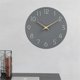 thumbnail image 5 of Wall Clock 12 Inch Silent Non Ticking Wood Wall Clocks Battery Operated Wooden White Modern Simple Wall Clock,Black, 5 of 5