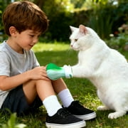 Soft Silicone Cat Boots Protective Footwear Scratch Indoor Pet Cover
