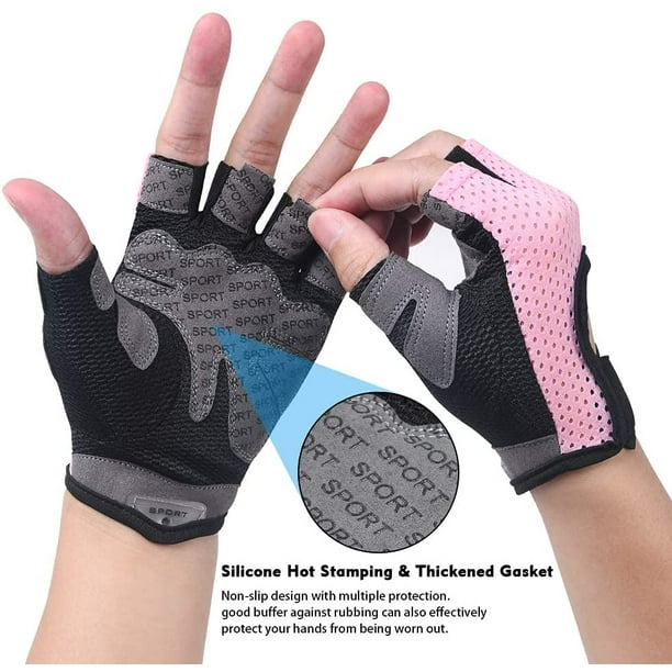 Fingerless Rowing Gloves. Perfect Fitness Gloves for Rowing Machine,  Exercise Bike, Weight Lifting, Cycling, Training, Gym. Workout Gloves for  Men and