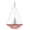 Pink, variant on Large Humming Birds Baths Fountains, Solar Cascade Hanging Bird Bath Fountain, Outdoor Hanging Bird Bath with Solar Fountain, with Solars Pump & Glass Bowl, for Gardens, Outdoor