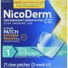 NicoDerm CQ STEP 1 - 3 Week Kit - 21 Clear Nicotine Patches