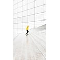 thumbnail image 2 of Navailles, Stephane 10x14 White Modern Wood Framed Museum Art Print Titled - Yellow Jacket On Run., 2 of 4