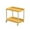 Off-White, variant on End Table Nightstand Rustic 2 Tier End Table With Wheel Side Table Nightstand Storage Shelf For Bedroom Kitchen Living Room And Office Stable Frame Wood Top Easy Assembly