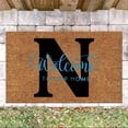 thumbnail image 2 of Carpet,Polyester Carpet,Decorative Door Mat Bathroom Welcome Mat Door Mat Floor Mat,26-Letter Fun Welcome Carpet 1Pc N, 2 of 5