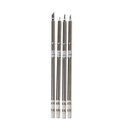 4Pcs set T12 K T12 B T12 BC2 T12 D24 Solder Iron Tips T12 Series