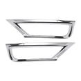 thumbnail image 1 of Moldura de cubierta de faro antiniebla Unique Bargains para Volkswagen T-ROC 2017-2020, delantero izquierdo, delantero derecho, moldura de lámpara de faro antiniebla ABS, 1 par, tono plateado, 1 of 7