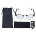 thumbnail image 1 of AI Smart Glasses, Real-Time Video Translation, Built-in Microphone, Speaker, Anti-Blue Light, Translation Glasses for Music, Calls, 1 of 4