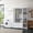 White+MDF, variant on LHSHID 3-Door Wardrobe with Hanging Rod and Shelves, Modern Farmhouse