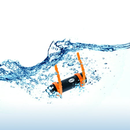 4GB Waterproof Water MP3 Music Player FM Radio Earphone For Underwater Sport Swimming Diving - Black