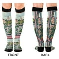 thumbnail image 4 of FORMRS Womens Knee High Socks Casual Long Thick Travel Daily Wear, 1 Pair, Window Plants, 4 of 6