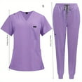 thumbnail image 6 of Operating Room Short Sleeve Handwashing Uniform Women Nurse Overall Surgeon Isolation Workwear Brush Hands Attire, 6 of 11
