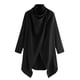thumbnail image 2 of Chaqueta Tipo Capa Para Hombre Estilo Callejero Cuello Alto Color Sólido Manga Larga Moda Punk Cortavientos Irregular Odeerbi ODB-6, 2 of 6
