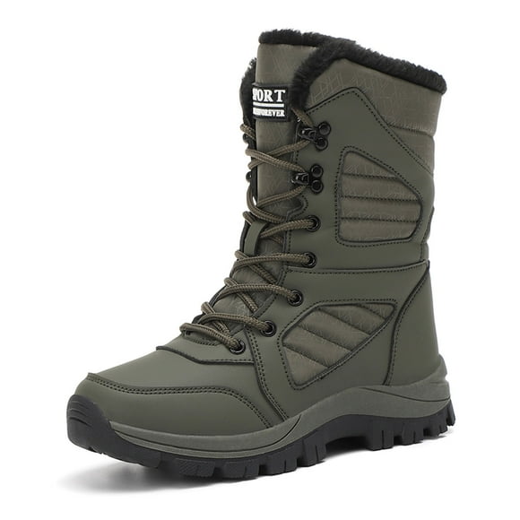 Fashion Women's Snow Boots Snow for Women Winter Snow for Women Go - Thick Soled Non Winter Snow for Women Snow Boot Women Lace Up High Top Winter Snow for Women S Snow for Women Warm and
